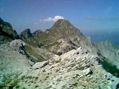 Il Monte Pisanino sulle Alpi Apuane