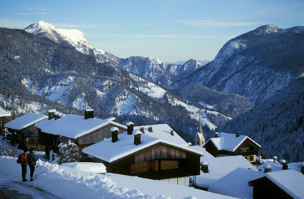 Comune di Sauris innevato