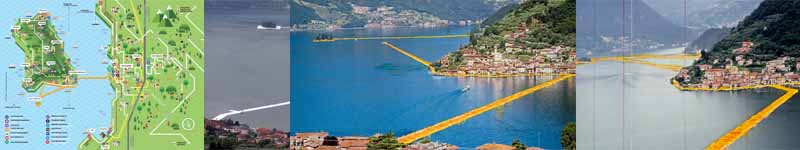 L’installazione di Christo sulle acque del Lago d’Iseo